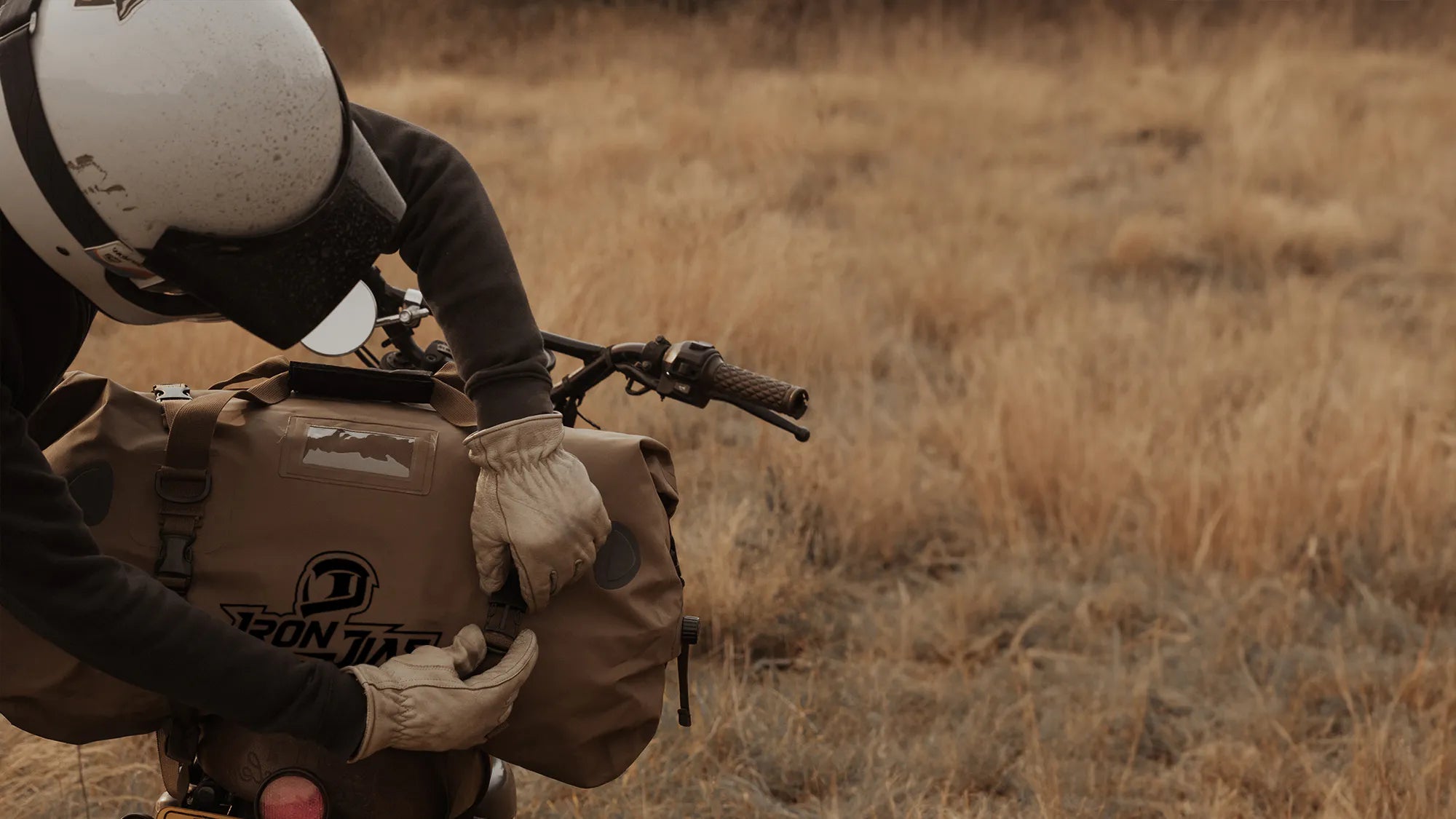 IRONJIAS Waterproof Brown Motorcycle Travel Bag BAG007