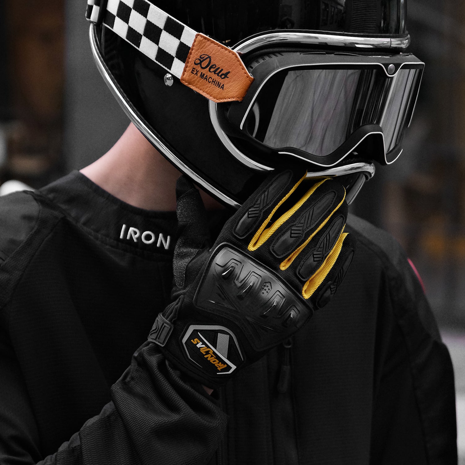 Street Air Armor Motorcycle Gloves