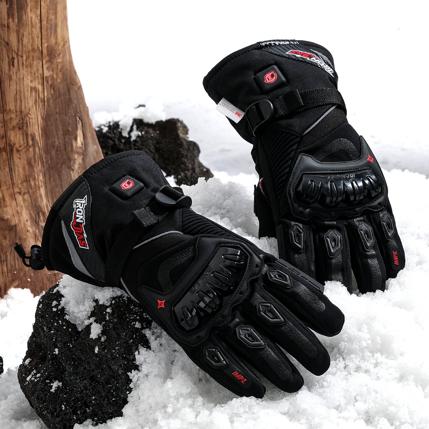 Waterproof Heated Motorcycle Riding Gloves