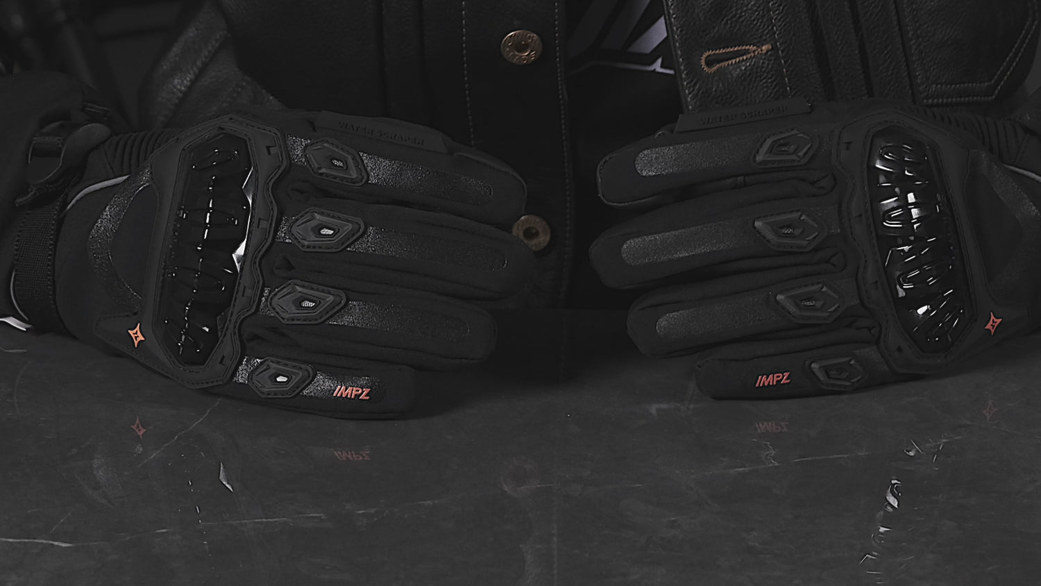 IRON JIAS Guantes de motos Invierno cálido impermeable guantes de protección a prueba de viento Guantes Luvas modelos de actualización (puede pantalla táctil)